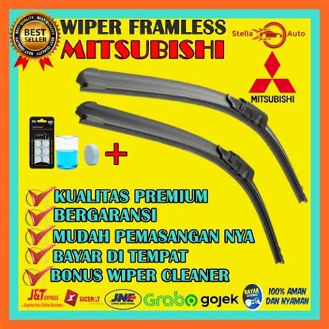 Jual Wiper Mobil Wiper Frameless Wiper Kaca Mobil Pajero X Pander