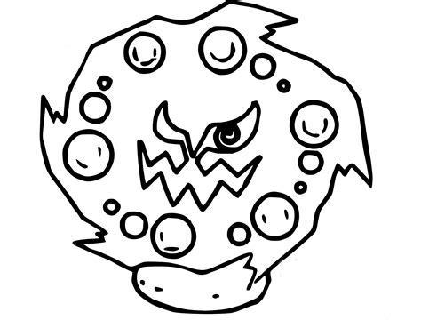 Spiritomb Coloring Pages - Free Pokemon Coloring Pages Printables