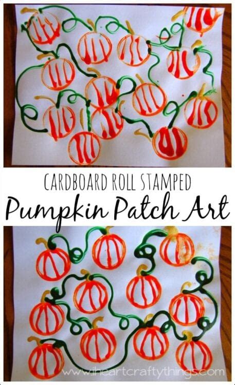 Pumpkin Patch Art - I Heart Crafty Things