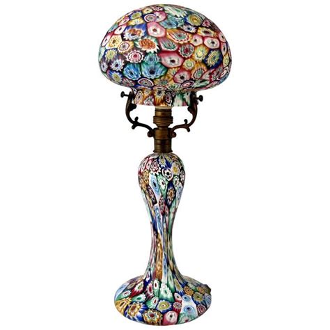 Murano Vintage Glass Lamp Millefiori Fratelli Toso Circa 1920 1925 At 1stdibs Millefiori Lamp