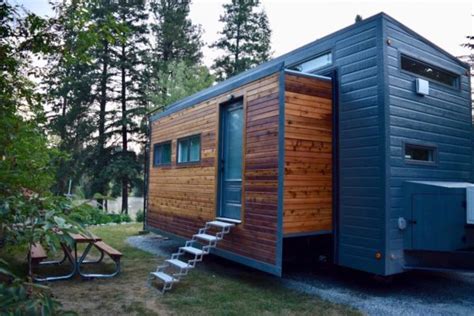 Couple S Expanding Tiny House On Wheels Almost Doubles In Space With Slide Outs