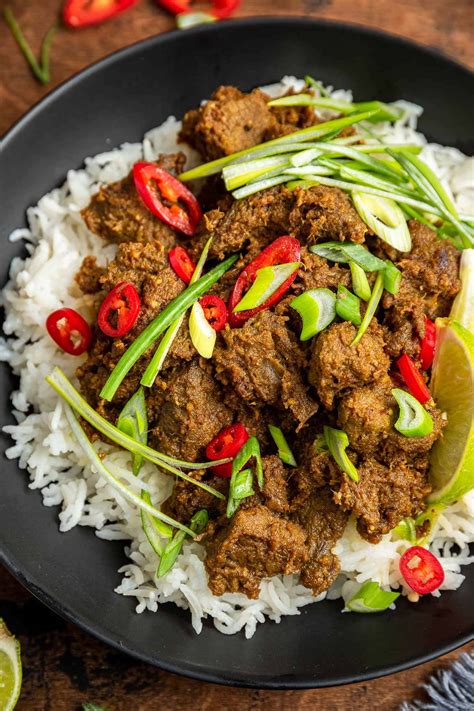 Beef Rendang Recipe Dinner Then Dessert