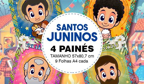 Data Dos Santos Juninos - Painel dos Santos Juninos para imprimir ~ Amiguinhos de Deus