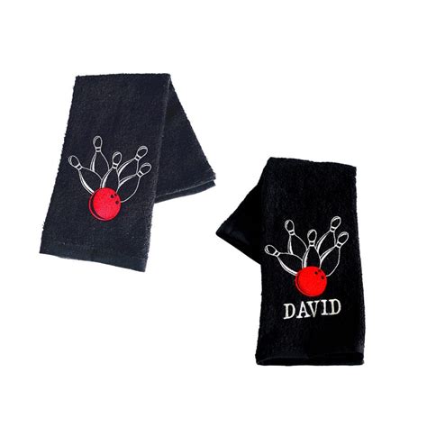 Personalized Embroidered Bowling Towel Custom Bowling Towel T For