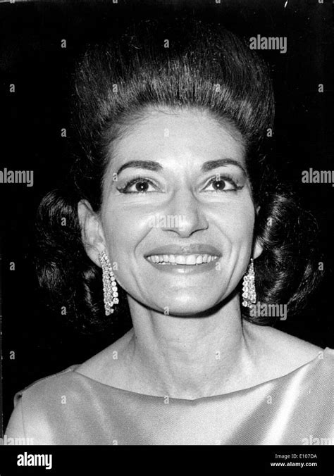 Portrait of Opera Singer Maria Callas Stock Photo - Alamy