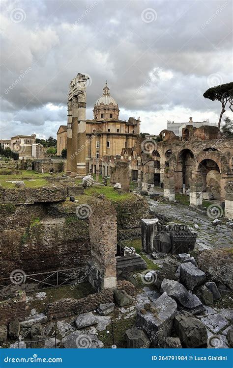 A picture of roman forum stock photo. Image of roman - 264791984