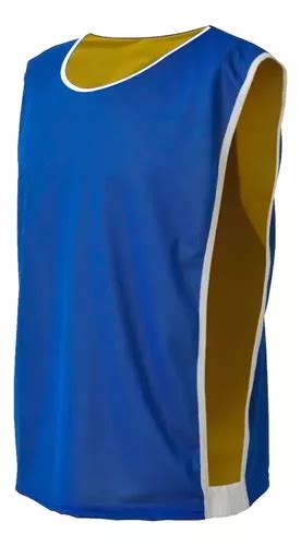 Colete Azul E Amarelo - 1 Colete Dupla Face Futebol/treino Azul X Amarelo | MercadoLivre
