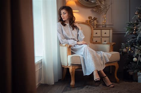 Model HD Dress Woman Brunette HD Wallpaper Rare Gallery