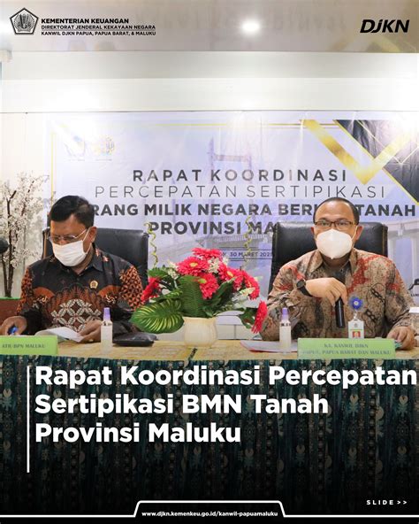 Rapat Koordinasi Percepatan Sertipikasi Bmn Berupa Tanah Provinsi