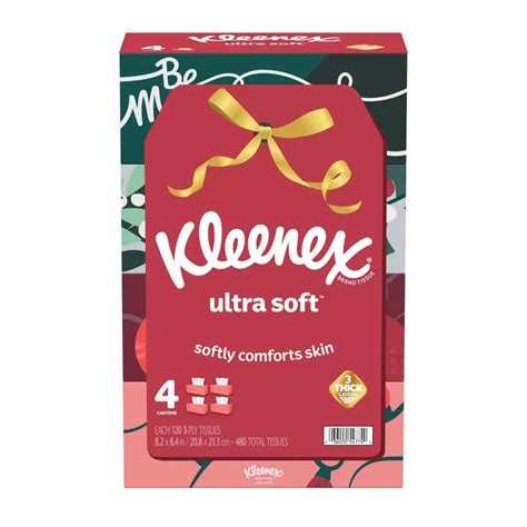 Kleenex Holiday Limited Edition Ultra Soft Facial Tissue Ct Pack