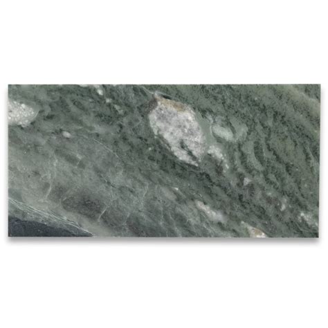 Sagano Vibrant Green Marble 3x6 Subway Tile Honed Marble Online