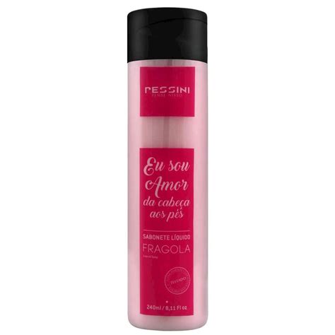 Sabonete Líquido Aromático ml Pessini Morango Sex Shop Loja Fetiches