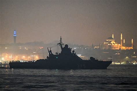 烏克蘭：海上無人艇成功破壞俄軍巡邏艦 俄羅斯 黑海艦隊 Sergey Kotov 大紀元