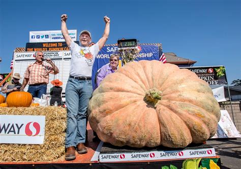 Heaviest is best: Pumpkin sets record at California contest | FunFeed