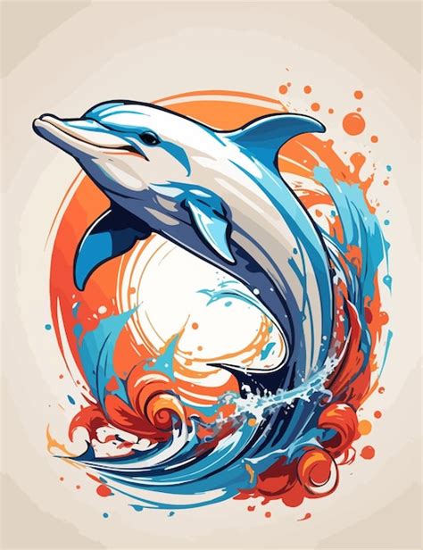 Premium Vector Dolphin Silhouette Illustration Vector