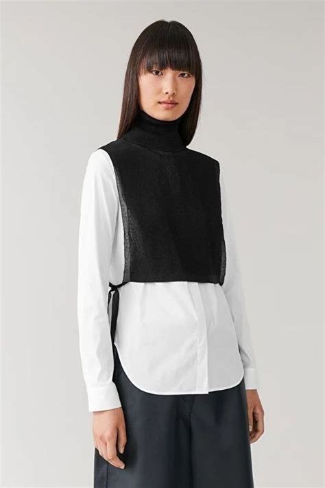 современная душегрея жилетка для тепла манишка | Fashion, Style, Women ...