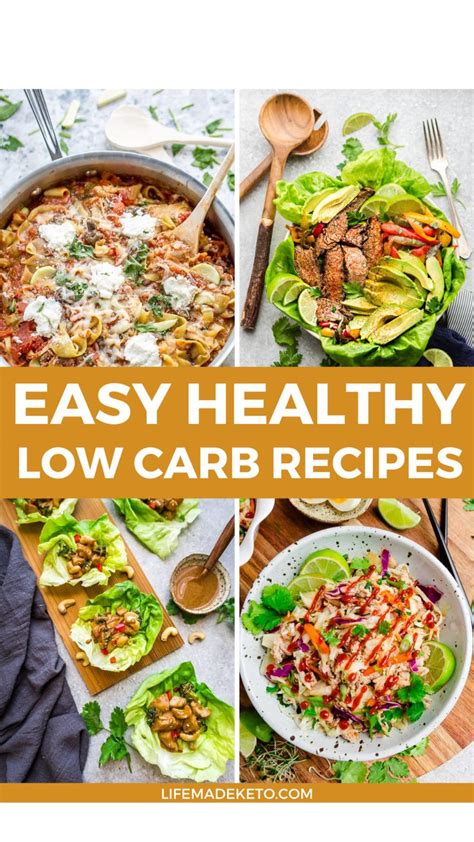 Easy Healthy Low Carb Recipes: An immersive guide by Life Made Keto