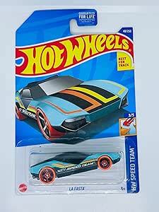 Amazon Hot Wheels LA FASTA Teal Black HW Speed Team