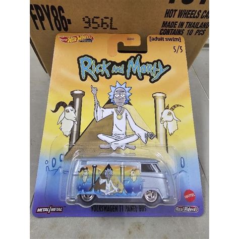 Hot Wheels Rick Morty Volkswagen T Panel Bus Shopee Malaysia