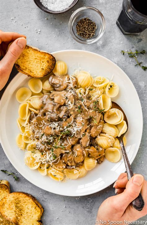 Easy Mushroom Marsala Cream Sauce - No Spoon Necessary