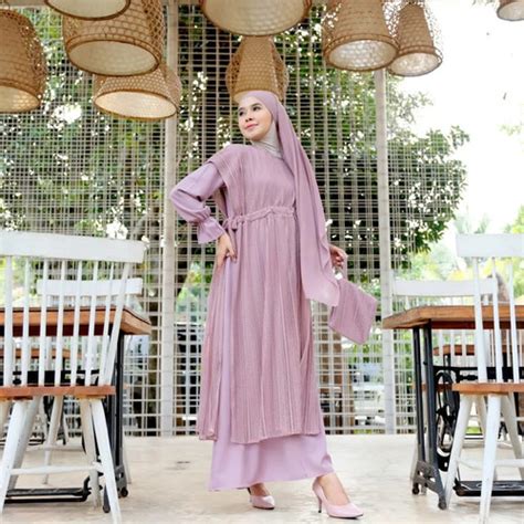 Jual Gamis Pesta Lebaran Raya Dress Brokat Brukat Tile Tule Wanita