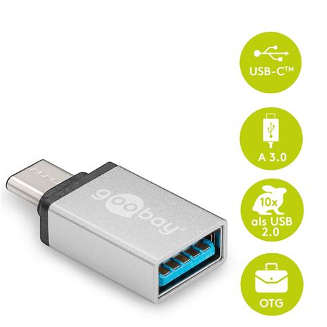 Goobay USB C Auf USB A Super Speed Adapter Kaufland De