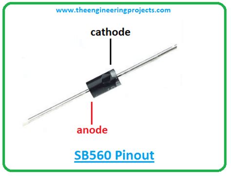 SB560 Schottky Diode Datasheet, Pinout, Features & Applications - The ...
