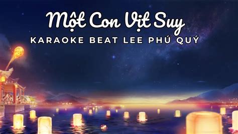 Một Con Vịt Suy Karaoke Beat Tone Nam Beat Nhạc Thiếu Nhi Lofi