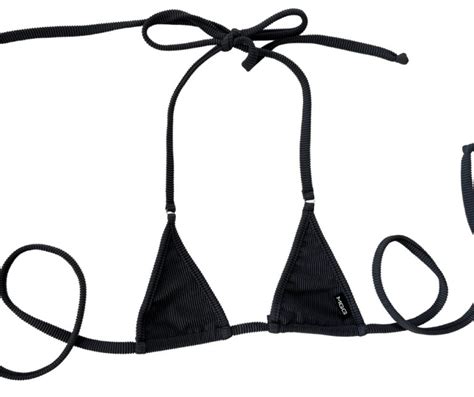 Slate Gray Nano Bikini Top Micro Gigi