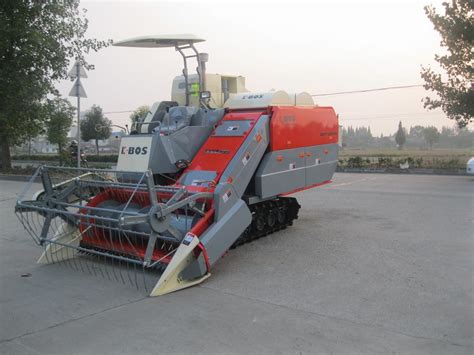 Lz Z Full Feed Rice Big Tank Combine Harvester Rice Harvester And