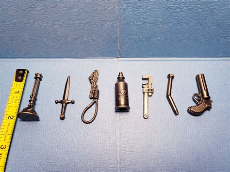 Full Set Clue Weapons Silver Line Edition Etsy