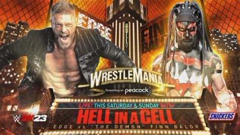 WWE WrestleMania 39 Night 2 Brood Edge Vs The Demon Finn Bálor Hell