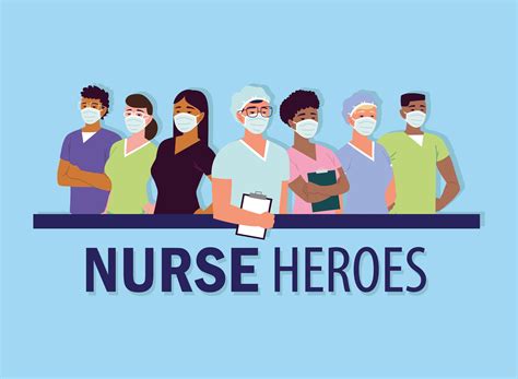 nurse heroes portrait 2593765 Vector Art at Vecteezy
