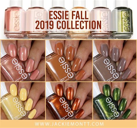 Essie Fall 2019 Collection Swatches And Review Fall Nail Colors Nail Colors Fall Nail Polish