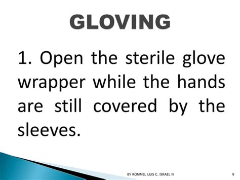 Gowning And Gloving Technique Ppt