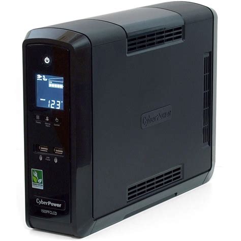 CyberPower CP1500PFCLCD - Enthusiast Power Protection: Four-Way 900 W ...