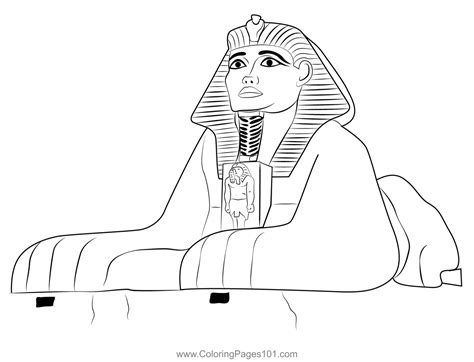 The Egyptian Pyramid Coloring Page For Kids Free Pyramids Printable