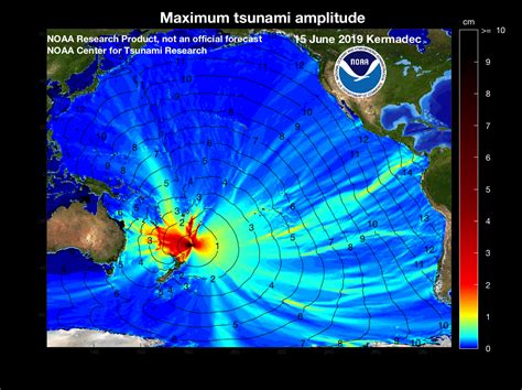 NOAA Center For Tsunami Research Tsunami Event June 15 2019