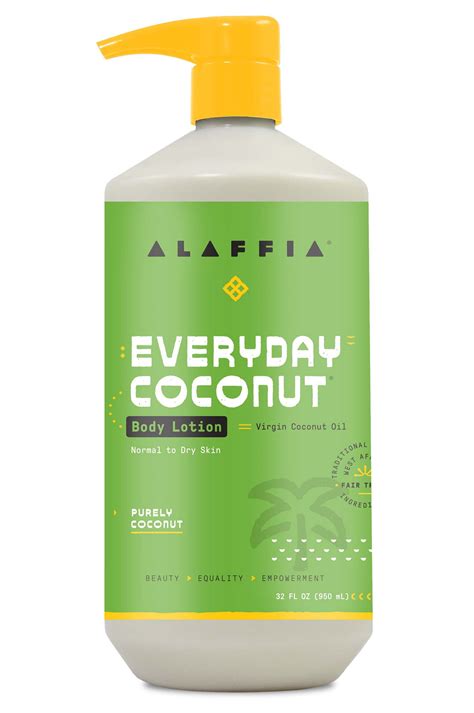 Alaffia Everyday Coconut Body Lotion Hydrating Fl Oz Pack Of