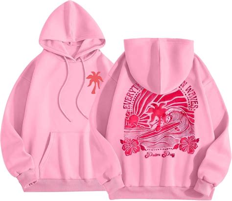 Customer Reviews For Pink Graphic Hoodie For Women 2024 Cute Preppy