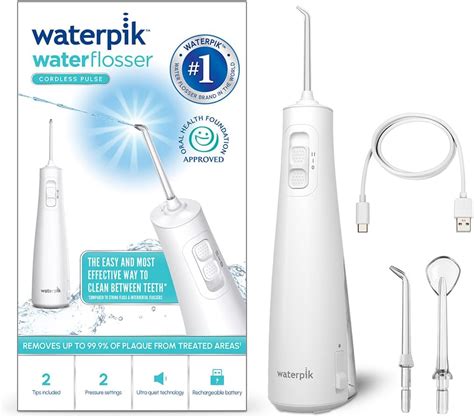waterpik pulse water flosser cordless oral health foundation approved