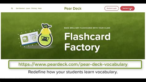 How To Use Pear Deck S Flashcard Factory YouTube