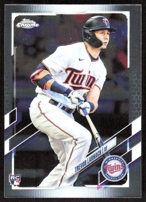 A Topps Chrome Update Trevor Larnach Rookie Minnesota Twins