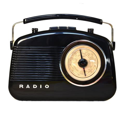 Черно ретро радио от 60-те | Elephant Bookstore