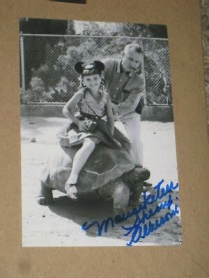 Mouseketeer Sherry Alberoni Signed 4x6 Photo Mickey Mouse Club Disney