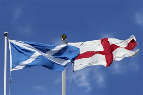 Scotland and England flags stock image. Image of saltire - 44322317