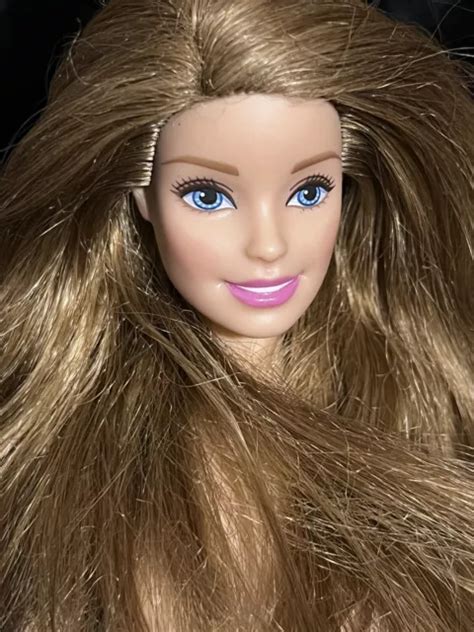 POUPÉE BARBIE BRUNETTE Millie Mattel mode genoux pliables nue pour OOAK V 22 EUR 30 18