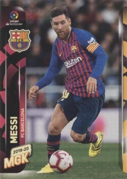 2019 20 Panini Megacracks MGK La Liga 70 Lionel Messi For Sale