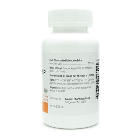 Ibuprofen Mg Tablets Bottle Mcguff