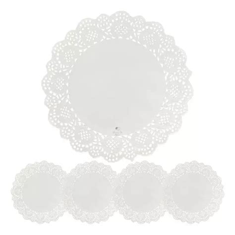 Papel Toalha Rendada Doilie 26 Cm Branco 50 Unidades MercadoLivre